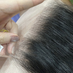SUPER OFERTA Extensiones de Cabello con Cierre de Encaje, Nudos Pequeños, Cabello Rubio, Cabello Lacio Natural, Encaje HD, Listo para Enviar - Product Image 1