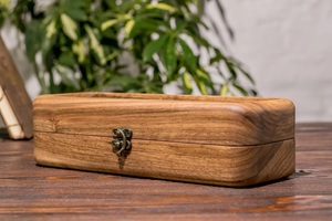 Solid Walnut <b>Watch</b> Box 3 Slot Organizer Glass or Wooden Lid Engraved <b>Watch</b> <b>Case</b> for Men solid walnut <b>watch</b> box 3 slot <b>watch</b> orga - Product Image 1