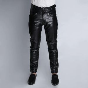 กางเกงหนังแกะสีดำ - Product Image 3