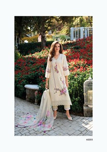 Nouvelle collection Pura Chiknakari Weaving Self Shifhali Vintage Quick Dry All Seasons Kurti Pant Dupatta pour la vente en gros - Product Image 4