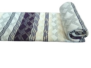 Tissu Jacquard Géométrique Premium en Promotion - Motif Mosaïque Violet et Blanc pour Vêtements de Performance et Tenues de Sport - Product Image 2