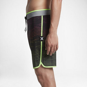 Trendy <b>Men's</b> Gradient Stripe Board Shorts Quick Dry Beach Surf Swim <b>Trunks</b> <b>Men</b>’s Formal Polyester Shorts - Product Image 4