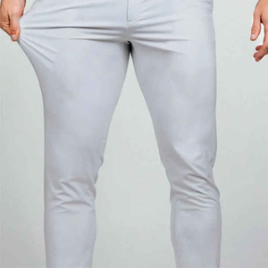 Pantalones de Golf Antiarrugas Personalizados, Joggers de Lona Elástica, Corte Ajustado Informal, Secado Rápido, Transpirables, 5 Bolsillos, Cintura Elástica con Botones - Product Image 4
