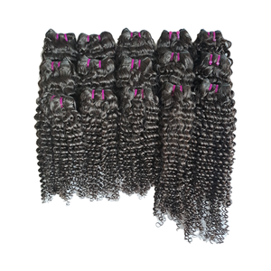 1/2/3 PCS Extensions de cheveux bouclés indiens Remy, couleur naturelle, tissage de cheveux, 100 grammes pour la vente en gros - Product Image 1