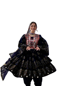 Ensembles de robes et pantalons afghans pour femmes, très demandés, dernières arrivées, nouveau design, vêtements de mode pour femmes, robes afghanes brodées - Product Image 1