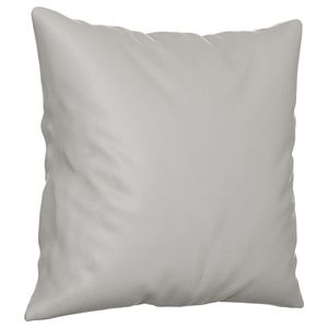 หมอนอิงตกแต่งผ้าไมโครไฟเบอร์สีเทาอ่อน โพลีเอสเตอร์ 100% - Product Image 3