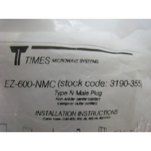 ขั้วต่อ RF รุ่น EZ-600-NMC แบบเสียบตัวผู้ชนิด N จำนวน 5 ชิ้น - อุปกรณ์และอะไหล่เซมิคอนดักเตอร์ระดับโลกที่เชื่อถือได้ - Product Image 5