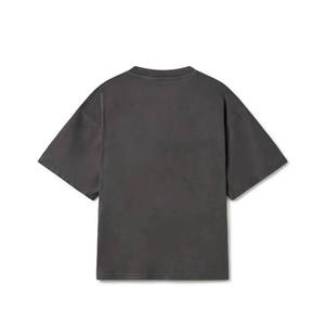 เสื้อยืดคอตตอนทรงโอเวอร์ไซส์คุณภาพสูง ปรับแต่งได้ตามต้องการ ทรงบ็อกซี่ คอริบ โอเวอร์เนื้อผ้าหนา ซักแบบวินเทจ สำหรับผู้ชาย - Product Image 1