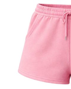 Shorts de Felpa Rosa Personalizados para Mujer con Estampado Floral de Mariposas, Cintura Elástica, Casuales de Verano, Fabricante Personalizado, Suministro al por Mayor OEM - Product Image 4