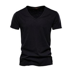 T-shirt personnalisé de haute qualité, streetwear, t-shirt en coton uni, coupe ample, coupe slim, impression de qualité supérieure, t-shirt pour homme - Product Image 1