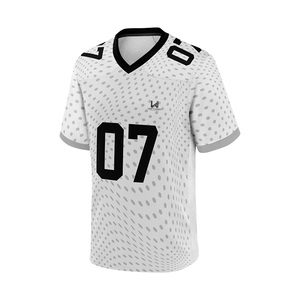 Custom Printed High Quality Breathable Short Sleeve American Football Jerseys Unisex 100% Polyester Mesh Moisture Wicking Shirt - Product Image 2