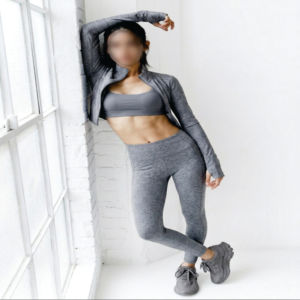 Leggings de sport haut de gamme pour femme, taille haute, effet ventre plat, extensibles, respirants, pour fitness, yoga, course et gym. - Product Image 1
