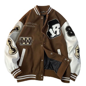 Customized OEM Wholesale Custom Logo Vintage 100% Wool Long Sleeve Varsity <b>Jacket</b> for Men's & Women Winter <b>Heated</b> Breathable - Product Image 4