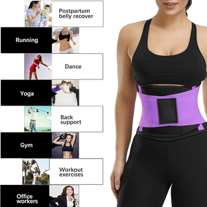 Waist <b>Trainer</b> Belt Professional Fitness Waist Support Belt Adjustable Slimming Workout Design OEM Bulk - Product Image 4