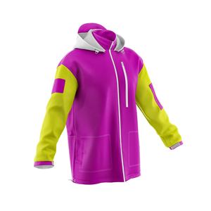 Chaqueta Cortavientos con Capucha Estilo Urbano, Unisex, Impermeable, Resistente al Viento, Ligera, de Poliéster/Nailon, para Viajes Casuales - Product Image 1
