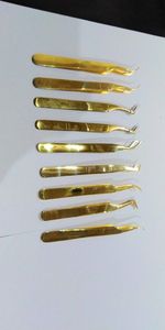 Ensemble de pinces à extensions de cils en acier inoxydable, outil de retrait et de pose de cils pour usage professionnel et domestique - Product Image 2
