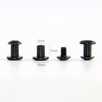 Kit de vis métalliques, vis à fente et vis à tête cruciforme, quincaillerie de fixation robuste pour le bricolage de couteaux tactiques en cuir Kydex personnalisés