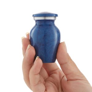 Classic Design Metal Cremation Urn Handmade Eco Friendly Memorial <b>Container</b> for Adult Ashes Customize Funeral Supply At Low Rate - Product Image 3