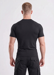 Yoga <b>Compression</b> T-<b>Shirt</b> Short Sleeve <b>Men</b> Gym Fitness Slim Fit Tee Workout Rash Guard <b>Men</b> Crew Neck Sportswear Base Layer Tee - Product Image 2