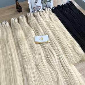 Extensiones de Cabello Humano Virgen Vietnamita 100% de Alta Calidad, Cabello Liso Natural con Cutícula, Tejido Doble a Máquina, Todos los Colores - Product Image 1
