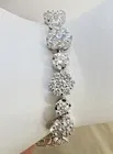 Pulsera de Diamantes Naturales Redondos H VVS de 6.22 Ct Chapada en Oro Vintage, Oro Blanco de 14K para Compromiso, Boda y Regalo - Product Image 3