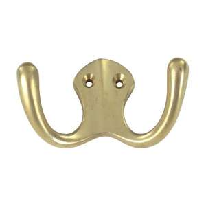 Crochets muraux en laiton finition écologique, faits à la main en métal pour la décoration de la maison, du salon, des manteaux, des chapeaux et des clés - Product Image 1