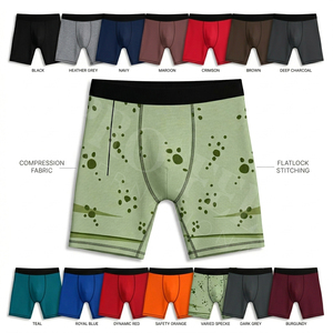 Pantalones Cortos de Compresión Ligeros de Secado Rápido, Transpirables, para Deportes, Gimnasio, Correr, Entrenamiento, Ropa Interior Deportiva, Cintura Elástica - Product Image 1