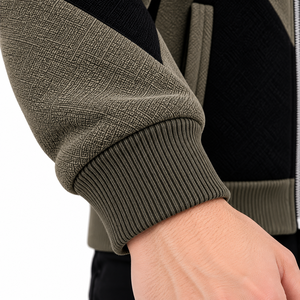Men's Color Block <b>Hooded</b> <b>Jacket</b> Zip Up <b>Fleece</b> Sweatshirt Casual Winter Streetwear Hoodie <b>Jacket</b> - Product Image 4