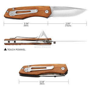 Couteaux pliants faits à la main de couleur unie au design unique, vente en gros de couteaux pliants faits à la main sur mesure - Product Image 3