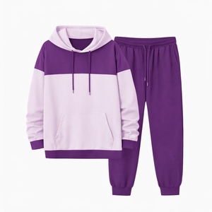 High Quality Wholesale Plain Sublimation Sweat <b>Suit</b> Set Tracksuits Men Sweat <b>Jogging</b> <b>Suits</b> 2026 - Product Image 5