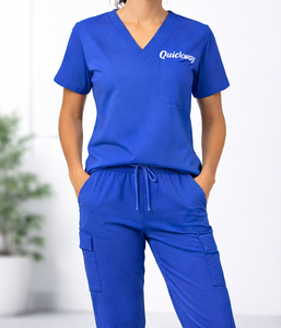 Tenues d'infirmières de haute qualité, uniformes extensibles personnalisés, ensembles de blouses médicales - Product Image 1