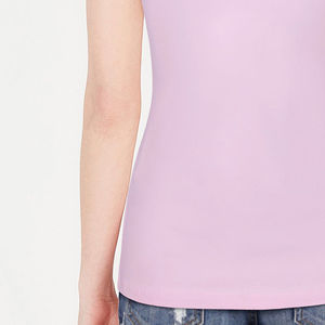 Débardeur de course long pour femme, coupe ample, séchage rapide, 100 % coton, service OEM, vêtements de sport confortables, produit le plus vendu en gros - Product Image 6