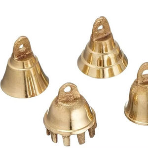 Campana de Mano de Latón para Ceremonia Aarti, Rituales Religiosos, Decoración de Sala de Meditación, Artesanía Clásica, Festival Auspicioso - Product Image 5
