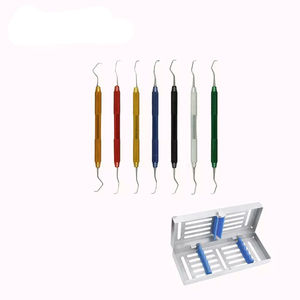 Kit de Curettes Parodontales Gracey DM1504 en Acier Inoxydable, Instruments Dentaires Manuels, Détartreur CE Shuja Surgico - Product Image 3