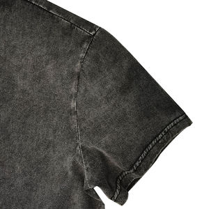 Camiseta Premium de Algodón para Hombre 2026, Transpirable, de Secado Rápido, Diseño Sólido con Lavado Ácido, Tejido de Punto de Alta Calidad, MOQ Bajo Digital - Product Image 5