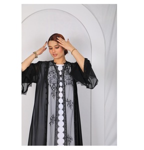 Abaya de Diseñador para Mujer, Ligera, de Tela de Chifón, Altamente Recomendada, Superventas, Premium 2025 - Product Image 1