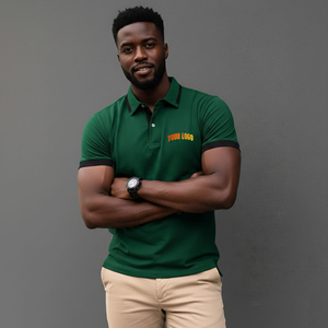 Camisetas de Verano de Moda para Hombre, 100% Algodón, Manga Corta, Secado Rápido, con Bolsillo, Personalizadas con Transferencia Térmica - Product Image 5