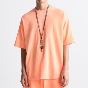 เสื้อยืดโอเวอร์ไซส์ผู้ชายสุดฮิต ผ้าฝ้าย 100% คุณภาพหรู ทรงหลวม สไตล์สตรีทแวร์ ไซส์พลัส ขายดีที่สุด - Product Image 3