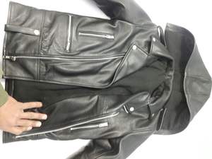 Chaqueta de cuero de carreras de alta calidad para hombre, a prueba de viento, transpirable, talla grande, con capucha. - Product Image 3