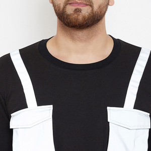 Survêtements décontractés personnalisés pour hommes, col rond, poignets côtelés, bas de pantalon à motif uni, grande taille, impression de logo personnalisé, légers et écologiques - Product Image 5