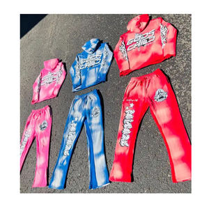 ชุดวอร์มลำลองผู้ชายสำหรับฤดูหนาว SUN Fade ขายส่ง ปรับแต่งได้ ขายดี ผ้าฝ้าย 100% เสื้อกันลมแบบกลับด้านได้ ระบายอากาศได้ดี - Product Image 1