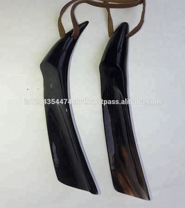 งานฝีมือของสะสมศิลปะแนวชนบทขัดเงาทนทานรูปควายเขาธรรมชาติ - Product Image 5