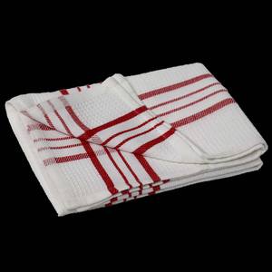 ผ้าเช็ดครัวลายวาฟเฟิล 100% ผ้าฝ้ายคุณภาพสูง ซึมซับน้ำได้ดีเยี่ยม สำหรับส่งออก - Product Image 5