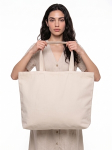 EcoFriendly Cotton <b>Canvas</b> Tote <b>Bag</b> <b>Large</b> Size Hand Length Handle Shopping <b>Bag</b> Daily Use - Product Image 1