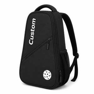 Sac à dos de pickleball personnalisé, sac de sport pour raquettes, sac à dos de voyage étanche avec compartiment à chaussures et poche pour bouteille, fournisseur OEM professionnel - Product Image 1