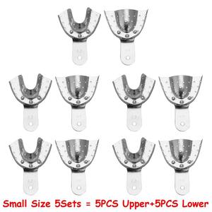 Bandejas de Impresión Dentales de Acero Inoxidable para Autoclave, Grado Quirúrgico, Reutilizables, Profesionales, Clase I, Herramienta Dental - Product Image 6