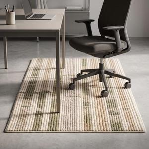 Exclusive Handwoven <b>Cream</b> <b>Beige</b> Wool Anti-Slip Medium Pile Area <b>Rug</b> with Solid Color Cotton Canvas Backing Modern Floor Carpet - Product Image 6