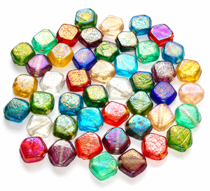 Multi Color 5x10mm Crystal Lampwork & Glass Beads Rainbow Finished Jewelry Making Kit for Necklace <b>Bracelet</b> Earring DIY Crafts - Product Image 1
