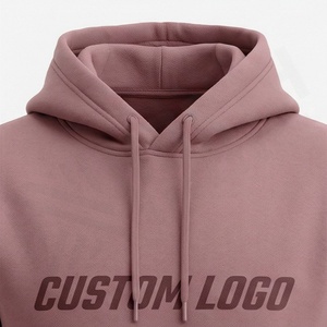 Sweat à capuche graphique personnalisé imprimé et brodé, en molleton de coton uni, coupe oversize, écologique et élégant - Product Image 4