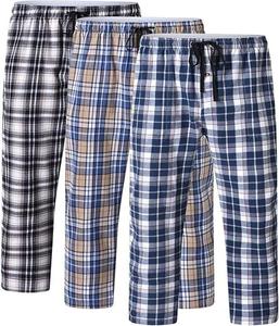 Custom Plaid Cotton Flannel Pajamas Pants Custom Soft <b>Light</b>-weight Lounge Wear Pajama Heat Transfer Printing Logo Front <b>Trousers</b> - Product Image 1